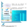 Nac Acetilcisteína 600 120 Cáps Saisa Herbal Suplemento Natural Antioxidante