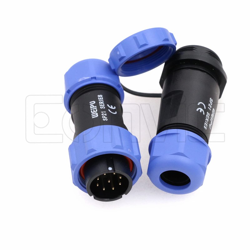 Eonvic Weipu SP21 2-12 Pin Male Waterproof Connector Plug Female