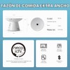 Necoichi Cuenco de Comida Extra Ancho para Gatos (Gato)