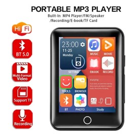 Reproductor Bluetooth Hifi Mp4/mp3, Radio Fm, Soporte De 128