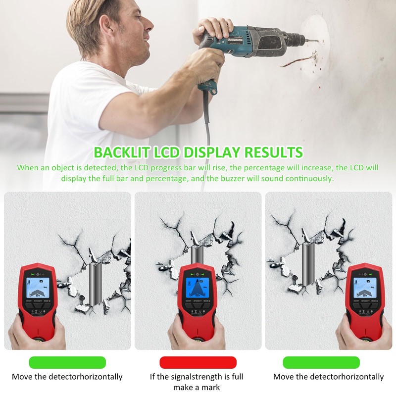 Stud Finder Wall Scanner 7 in 1 Multifunctional Electronic Stud