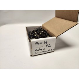 Unbranded Antique / Brass Relieved Finish 7/16"Head x 5/8" Nail/Upholster