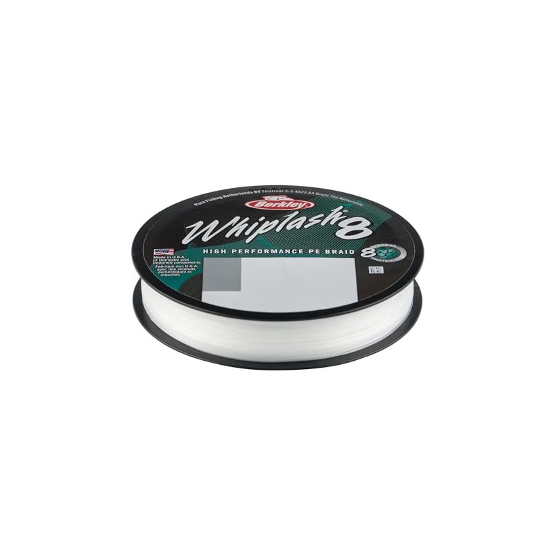 BERKLEY Whiplash 8 braided cord, crystal, 0.06 mm, 10.7 kg,