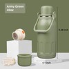 Insulated Water Bottle with Handle and Strap,Vacuum Travel Tumbler with