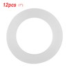 White O Ring Sealing Washers, 12 Pieces Silicone Gaskets for