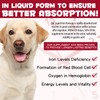 Uruses Liquid Iron Drops for Dogs,Iron Supplements for Dogs with