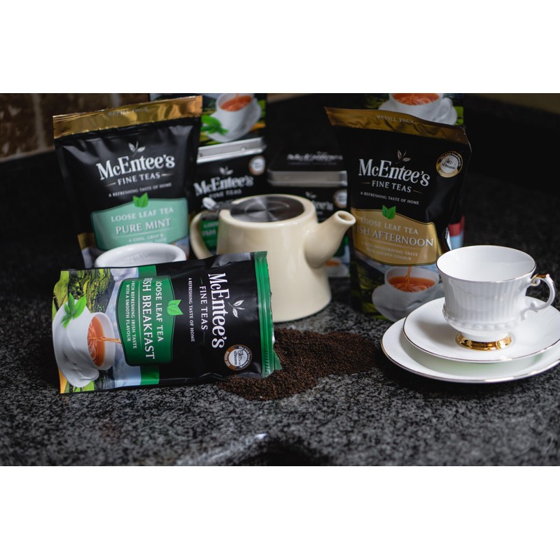 McEntee's Cara Ceramic Teapot with Removable Stainless Steel Infuser, 510ml