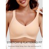 Gailife Wireless Smooth Bras for Women No Underwire V Neck