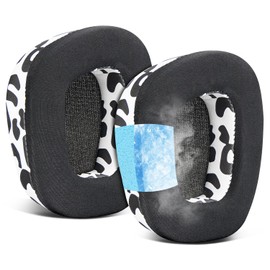 SOULWIT Cooling-Gel Earpads Replacement for Turtle Beach Stealth 600 Gen 2/600 Gen2 USB/600 Gen 2 MAX/600 Gen3(600XB)/500 XB Wireless Headset, Ear Pad Cushions with Noise Isolation Foam - Snow Leopard