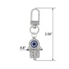 Jasimkiss Evil Eye Keychains, Key Ring, Bag & Purse Charm,