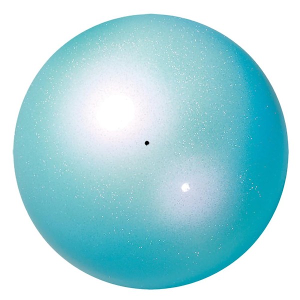 SASAKI M-207MAU Rhythmic Gymnastics Hand Tools Ball Middle Aurora Ball LIBU (Light Blue) Diameter 6.7 inches (17 cm)