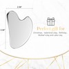 Gua Sha Facial Tool, Stainless Steel Guasha Scraping Massage Tool,