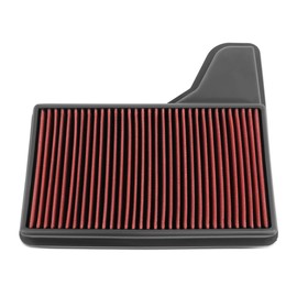 DNA Motoring Filtro de Aire Lavable AFPN-193-RD, Rojo, para Ford Mustang 2.3 L, 3.7 L, 5.0 L