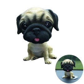 Car Bobble Head, Bobble Head Dog, Nodding Dog for Car, Car Nodding Dog Doll, Car Decoration Wobble Dog Cute Dog Decorations Car Accessories for Car Vehicle Home Decoration