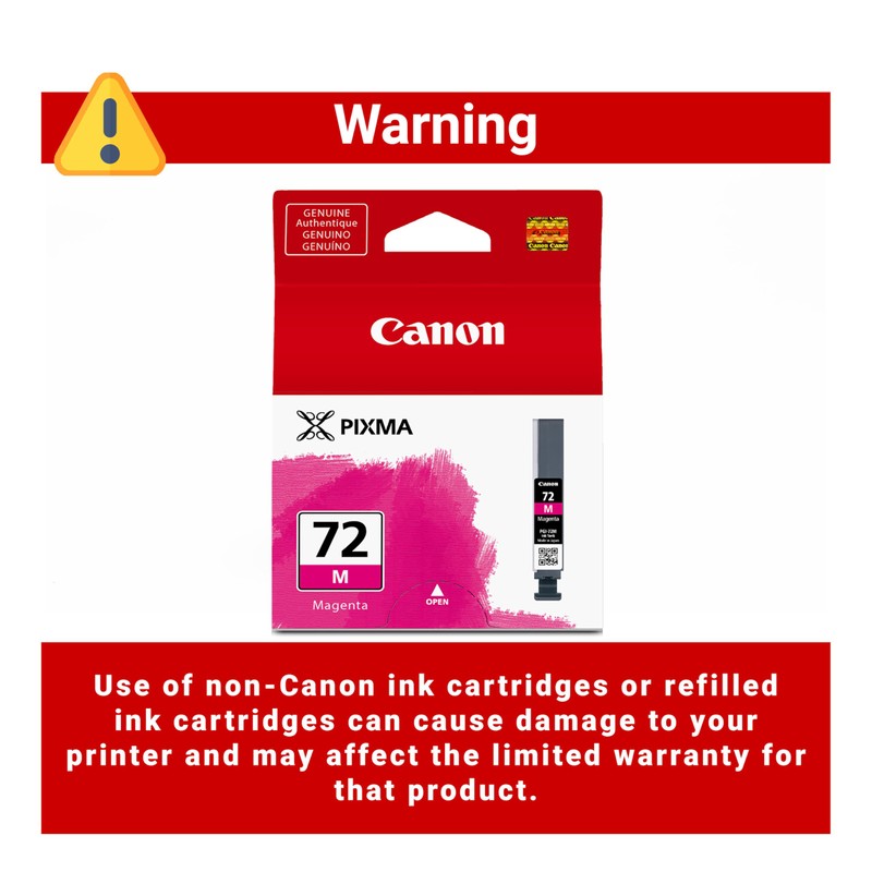 Canon PGI-72 Genuine Magenta Ink Tank, Compatible with PIXMA PRO-10