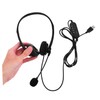 Gadpiparty Office Headphones Wired USB Noise Cancelling Headset with Microphone