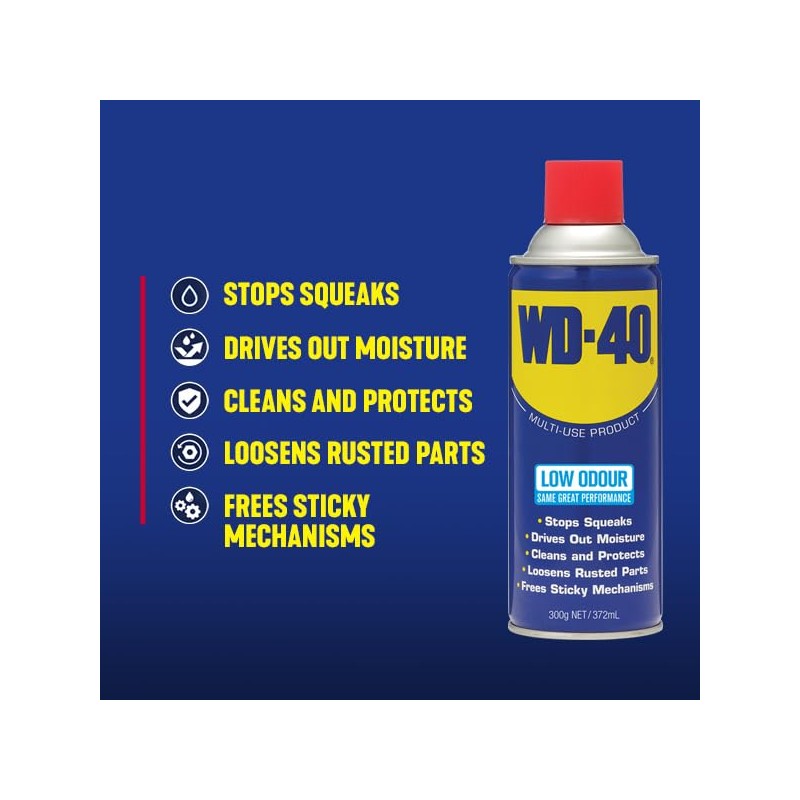 WD-40 Multi-Use Product Low Odour Lubricant 300 g