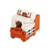 Monoprice Cat6�Punch Down Keystone Jack - Orange