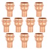 10-Pack GUOFIS Copper Press Fittings, 1 inch Press X 1