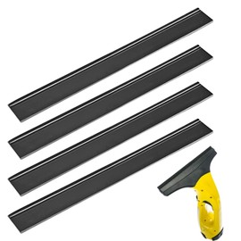 4pcs Replacement Rubber Lips for Karcher Window Vac 280MM Replacement Rubber Blades for karcher Window vac Accessories Compatible with WV2 WV5 WV50 WV55 WV60 WV75