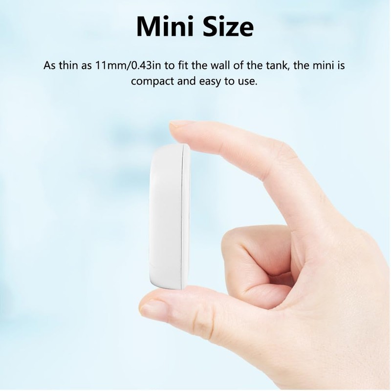 LED Aquarium Thermometer, Mini Wireless Digital Thermometers Touch Button, Energy-Saving