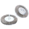 FPPO 4PCS 3 Inch Stainless Steel Wire Wheel Brushes Kit