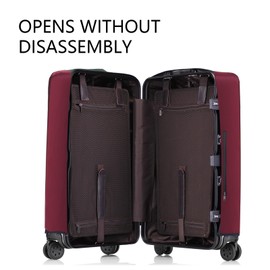 Veki Suitcase Covers with a Zip, red