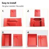 Large Gift Boxes for Presents, 2 Pack 13"x10"x5" Red Gift
