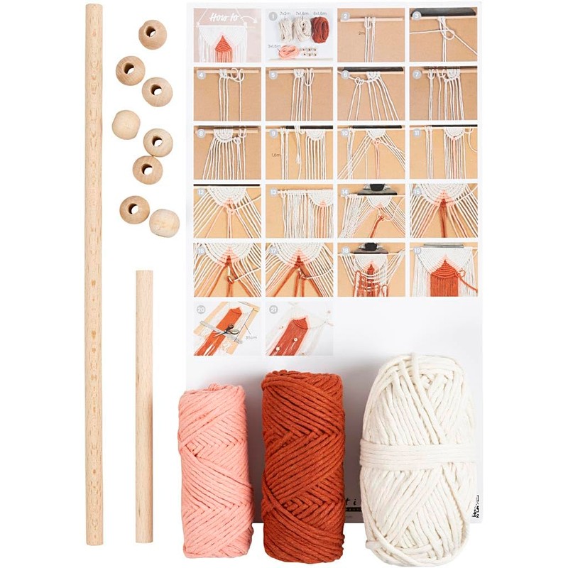 Creativ 1 Pack Macrame Wall Art Craft Kit