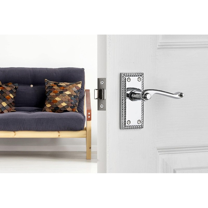 Designer Levers - Georgian Roped Design Lever Door Handles -