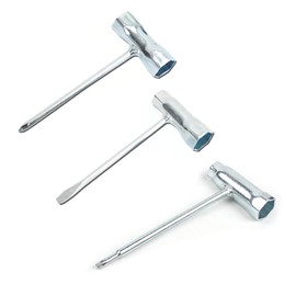 yolzhxe 3 Stück Zündkerzenschlüssel, Universal 13 x 19 mm, 16 x 19 mm T-Griff Kombischlüssel, Motorsägenschlüssel Zündkerzenschlüssel, für Motorsägenmäher Zündkerzen Entferner