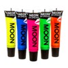 Moon Glow Neon UV Lip Gloss - Set of 5