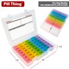 7 Times a Day Weekly Pill Box Organizer Case, Secure