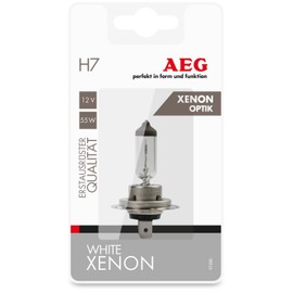 AEG Automotive 97280 Glühlampe White Xenon Plus H7, PX26d, 55 W, 1 Stück