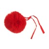 Trimits Faux Fur Pom Pom Large 11cm Assorted Colours Red
