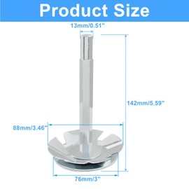 Biaungdo 3 Inch Plumbing PVC Pipe Reamer Cutter, PVC Pipe Fitting Socket Saver Pipe Reamer Tool for Removing SCH 40 from Hub, Fits 1/2 Inch Speed Power Drill