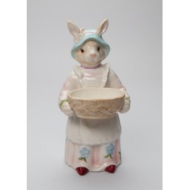 Cosmos Gifts Small Bunny Figurine, Multicolored