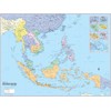 Cool Owl Maps Southeast Asia Wall Map Poster Laminated 32"x24"