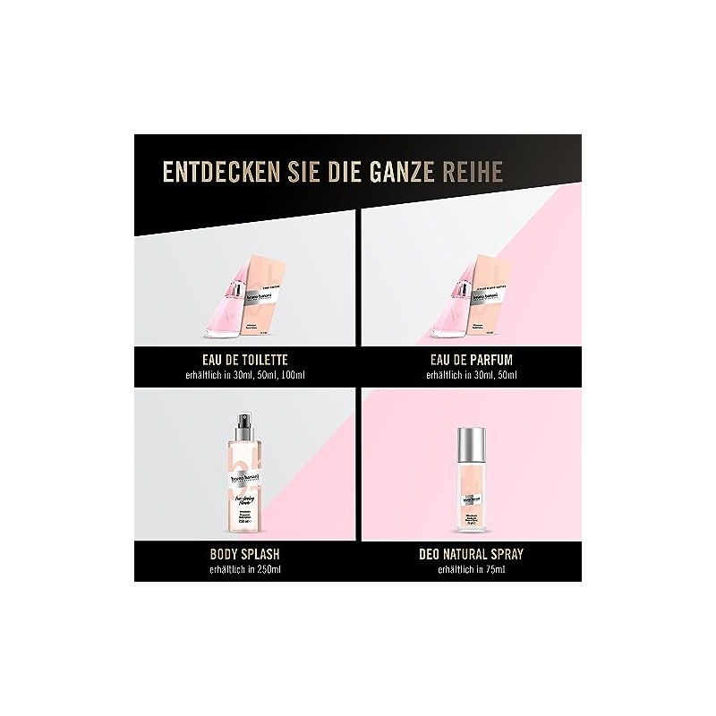 bruno banani Woman Eau de Toilette Natural Spray, blumig-fruchtiges Damen-Parfum,