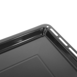 SPARES2GO Large Vitreous Enamel Oven Baking Tray Compatible with Flavel, Areclik (455mm x 375mm)