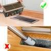 6-Pack Black Floor Vent Covers (4x10 Inch) - Debris Trapping