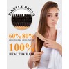 Samnyte 100% Soft Bristle Hair Brush, Bristle Hrush for Smoothing