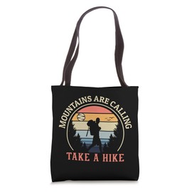 Mountains are Calling Wander Backpacking Outdoor Hiking Tote Bag