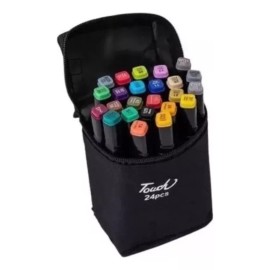 Puning 24 Plumon Rotulador Marcador Doble Punta + 6 Lapiz Infinito