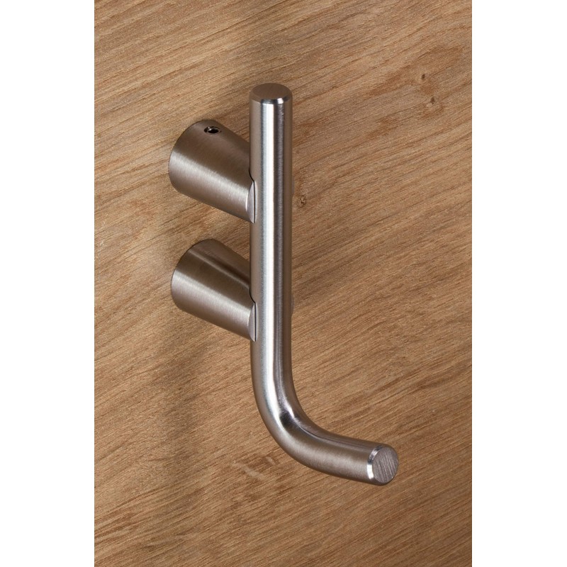 Gedotec Jupitar Coat Hook Stainless Steel Coat Hook Silver Matt