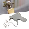 6Pcs Lock Pick Kit Manual Metal ABS Accuracy Locksmith Lock