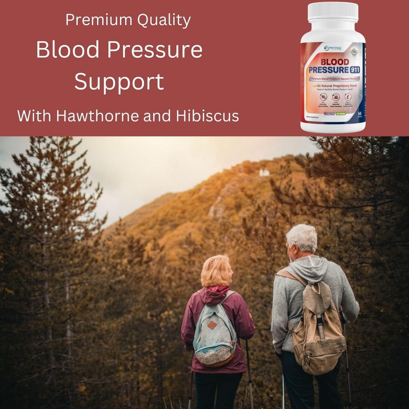 Phytage Labs Blood Pressure 911 Premium Supplement - BP Support
