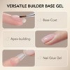 GAOY 30g Builder Base, Clear Nail Builder Gel, 2-in-1 Soak