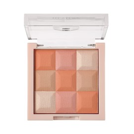 Revlon Blush & Illuminator Palette 001 Mellow Peach Japan Planning Cheek & Highlighter, Fresh Peach to Brighten Your Skin, 0.3 oz (8.5 g)