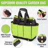 WORKPRO 8 Pockets Garden Tool Bag Waterproof Plastic Base for